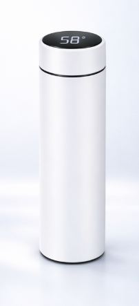 Botella térmica inteligente de 500 ml con pantalla de temperatura