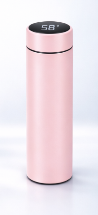 Botella térmica inteligente de 500 ml con pantalla de temperatura