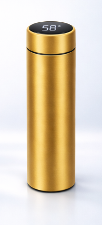 Botella térmica inteligente de 500 ml con pantalla de temperatura